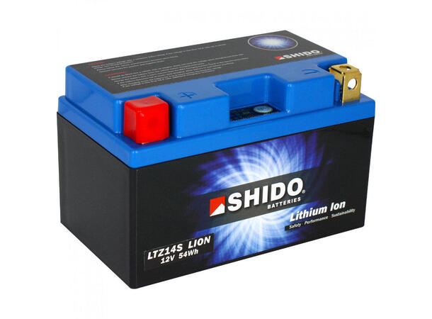 Shido LTZ14S Lithium - 12V ATV/MC/Snøscooter Batteri